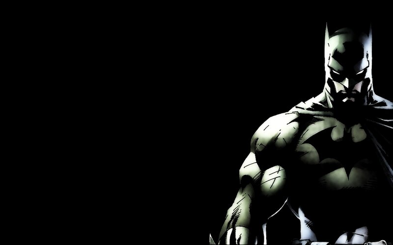 Batman Character — Black, Dramatic, Night, Comic, Cape, Mask, Muscular