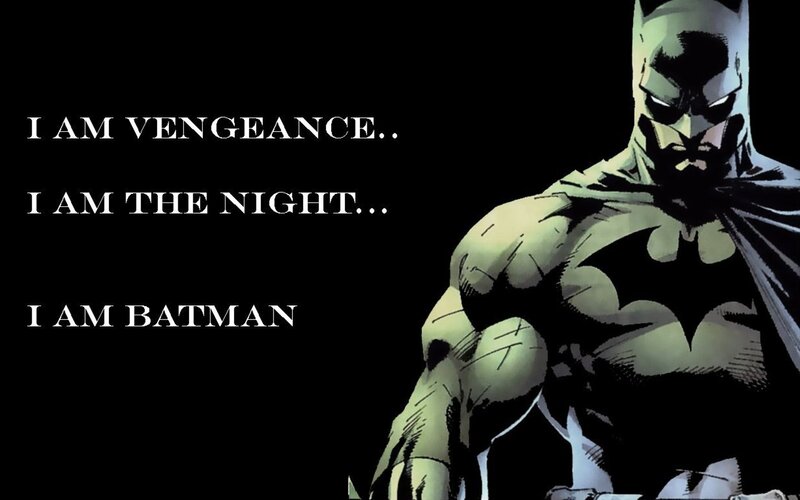 Batman Character — Black, Dramatic, Night, Comic