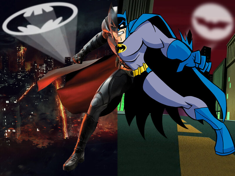 Batman Character — Black, Dramatic