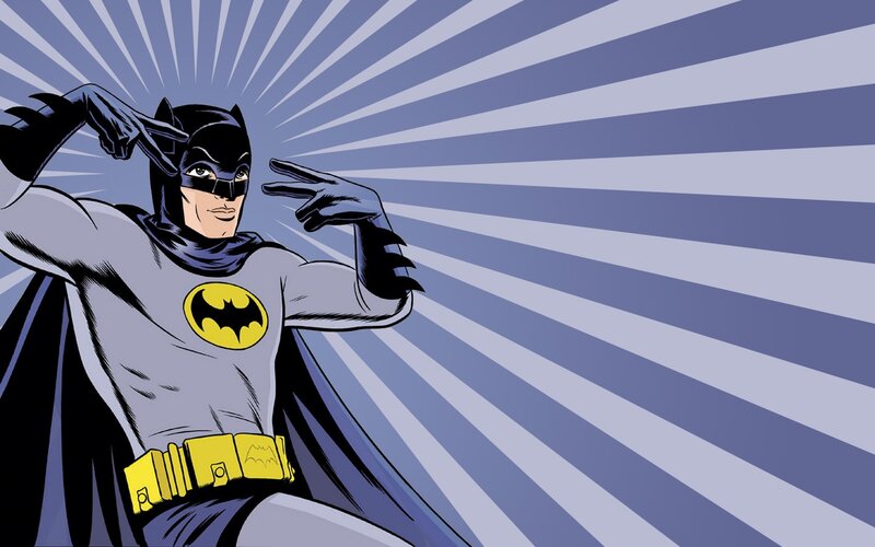 Batman Character — Blue, Dramatic, Comic, Cape