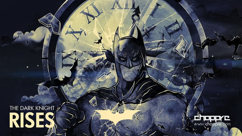 Batman Character — Blue, Dramatic, Night, Digital Art