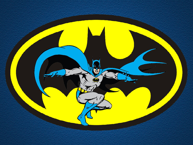 Batman Character — Blue, Heroic