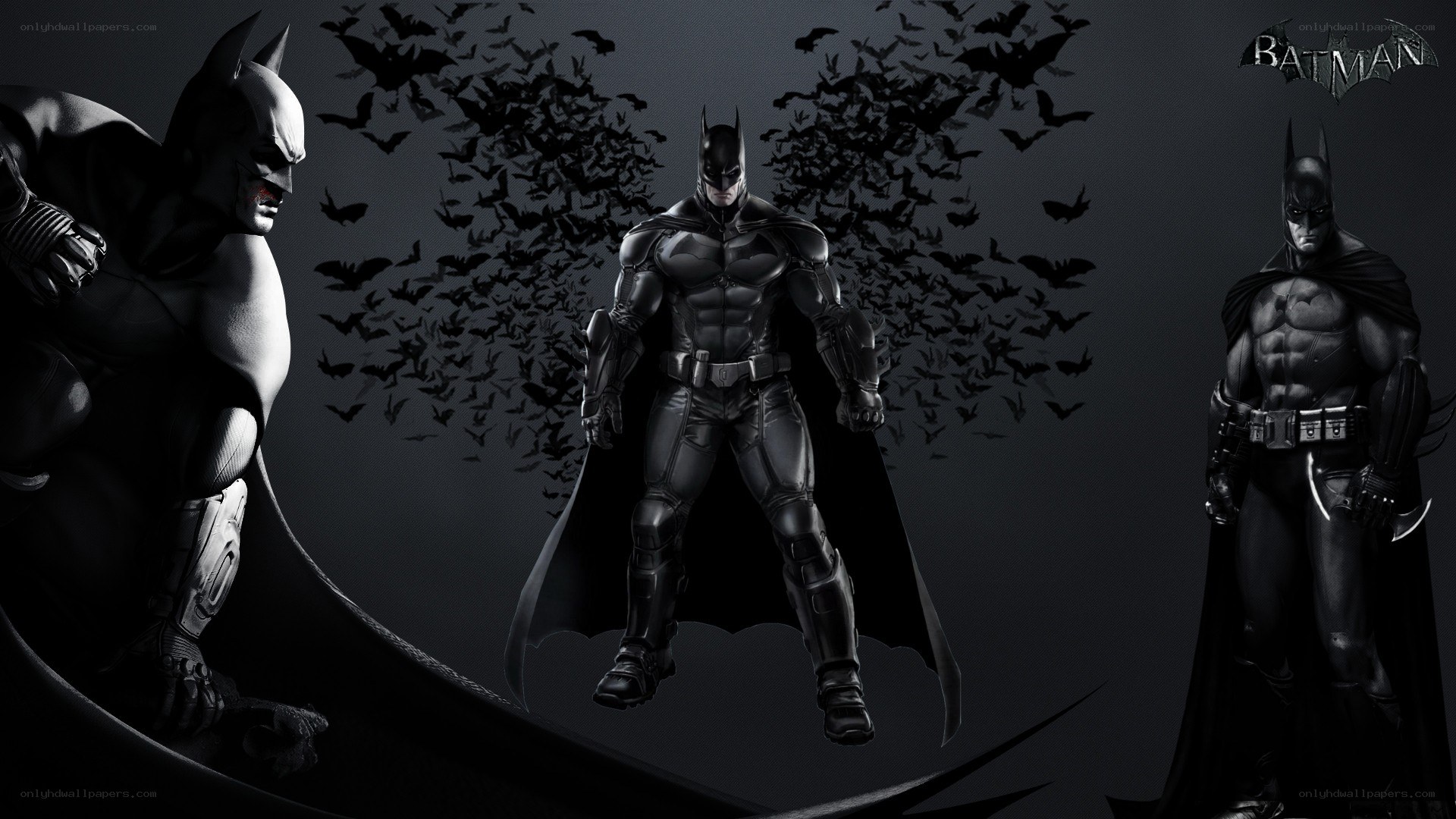 Batman character collage