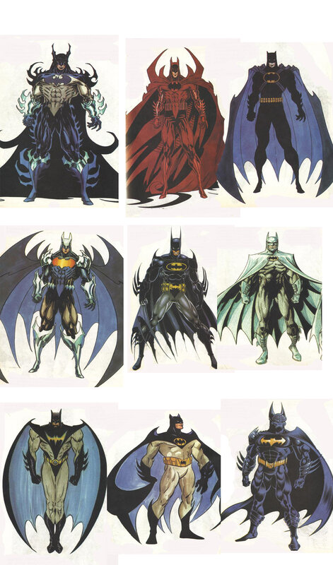 Batman character designs