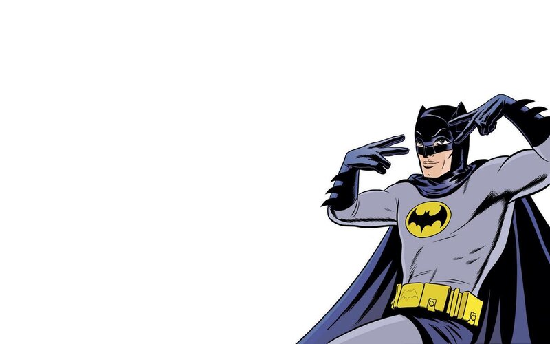 Batman Character — Gray, Confident, Comic