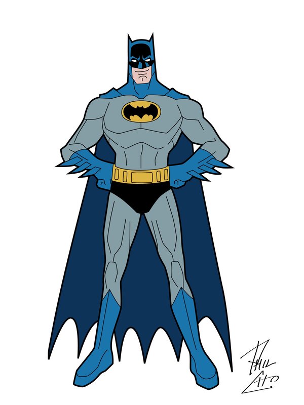 Batman character illustration