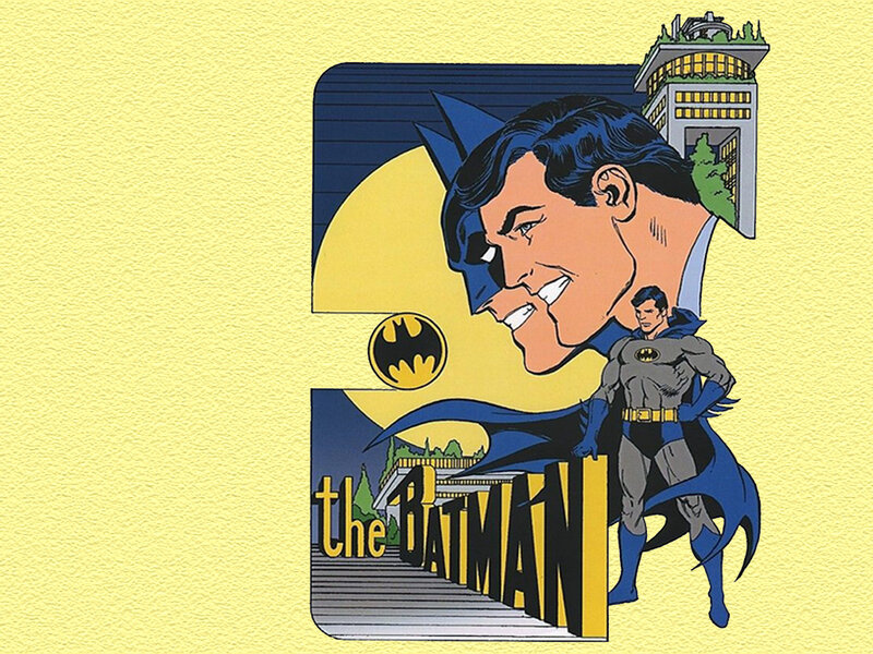 Batman Character Illustration — Yellow