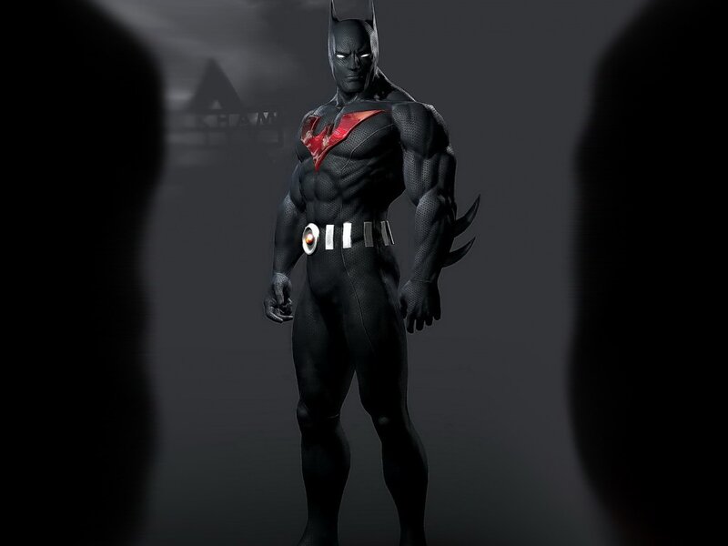 Batman Character in Black Suit — Dramatic