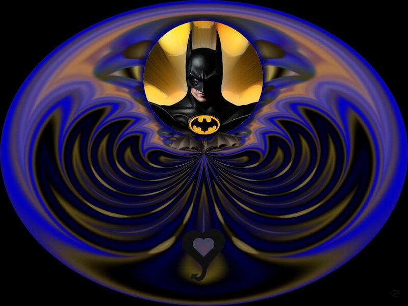 Batman Character Portrait — Blue