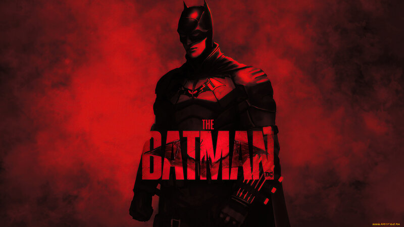 Batman Character — Red, Dramatic, Digital Art, Dc Logo