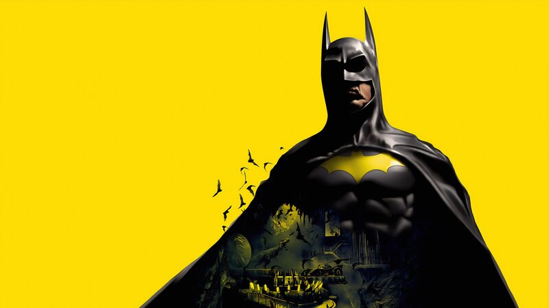Batman Character — Yellow, Dramatic