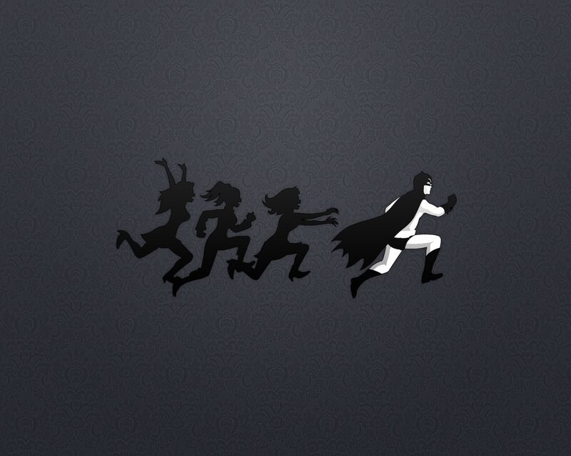 Batman Chasing Women