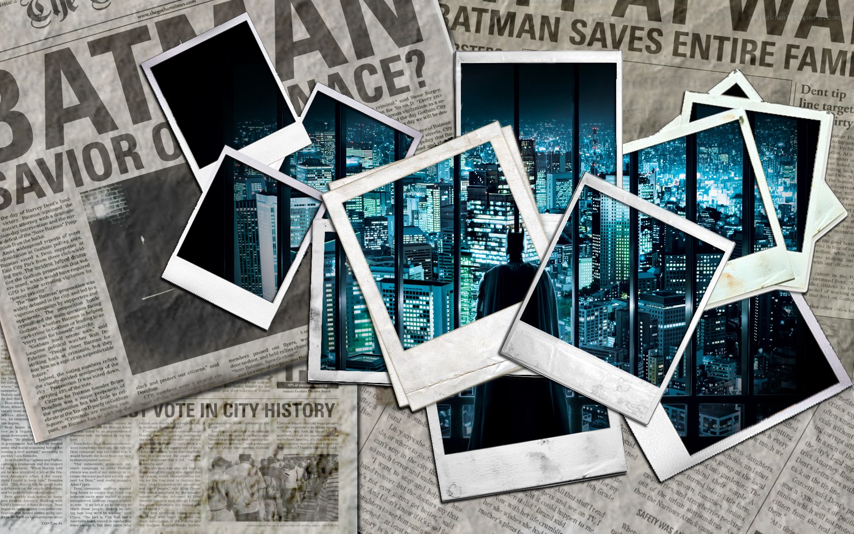 Batman cityscape photos
