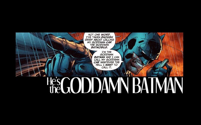 Batman comic panel