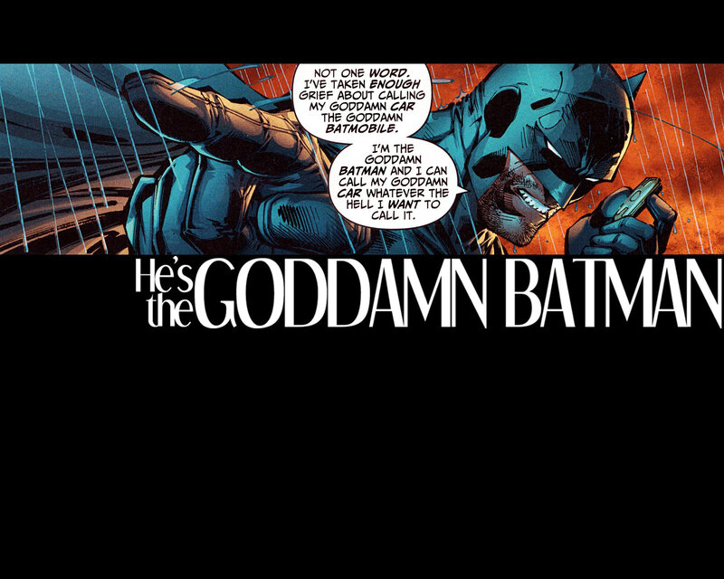 Batman comic panel