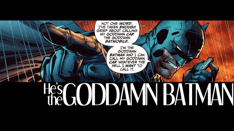 Batman comic panel