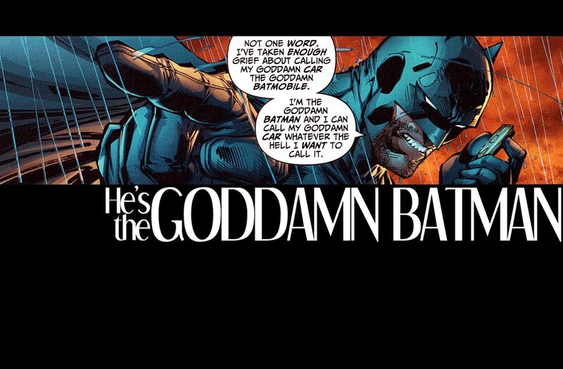 Batman comic panel