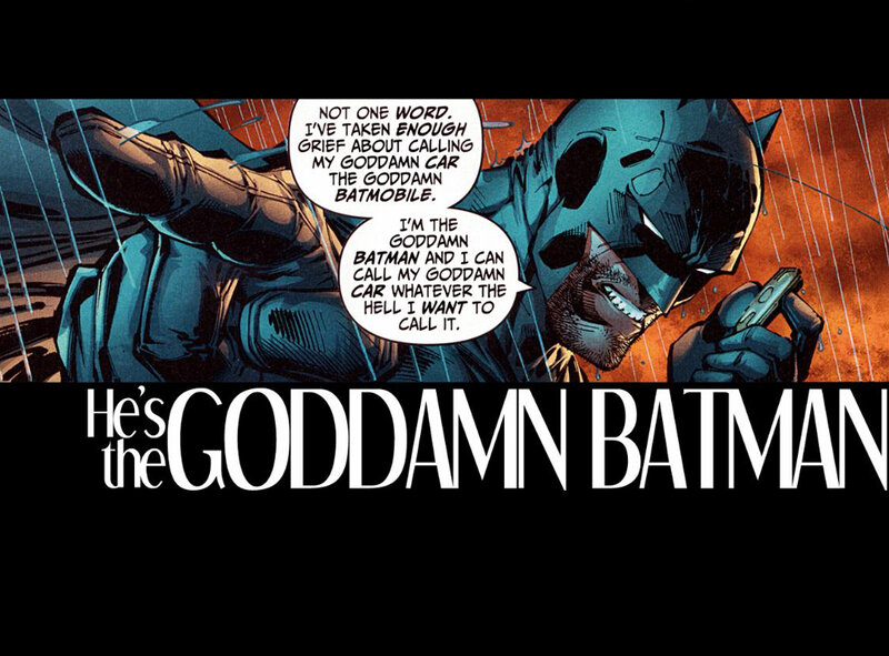 Batman comic panel