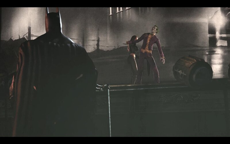 Batman confronts Joker
