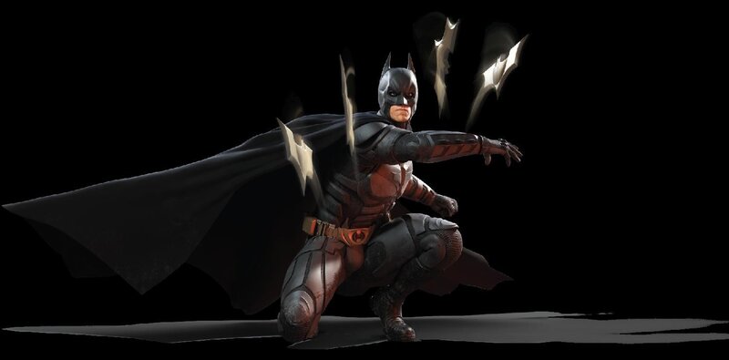 Batman Crouching — Black