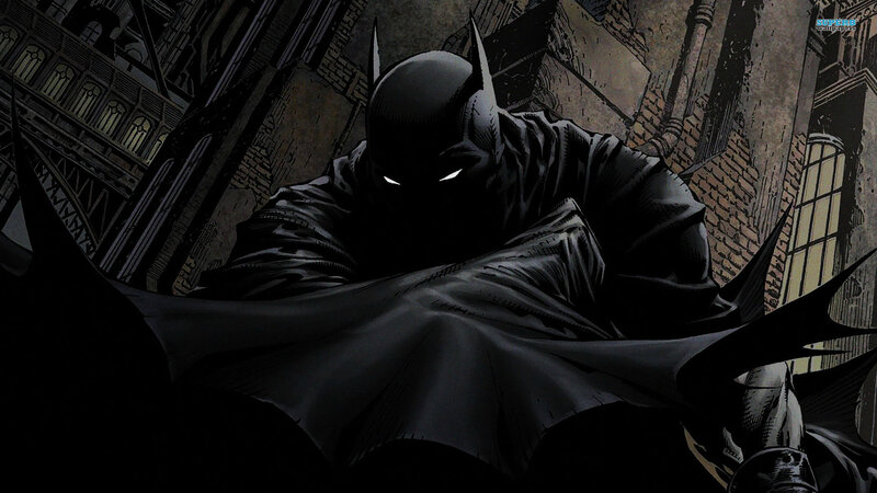 Batman Crouching in Alley