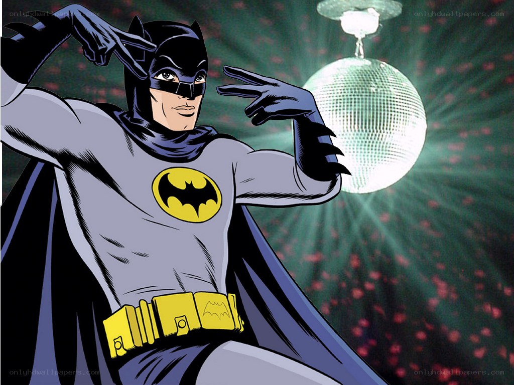 Batman dancing with disco ball