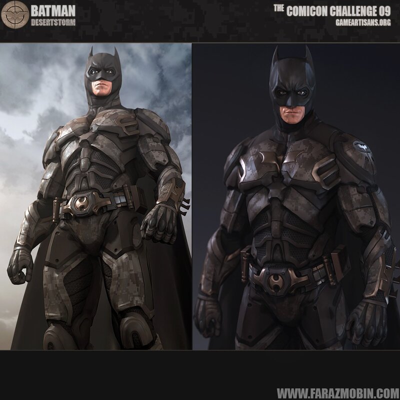 Batman Desertstorm concept art