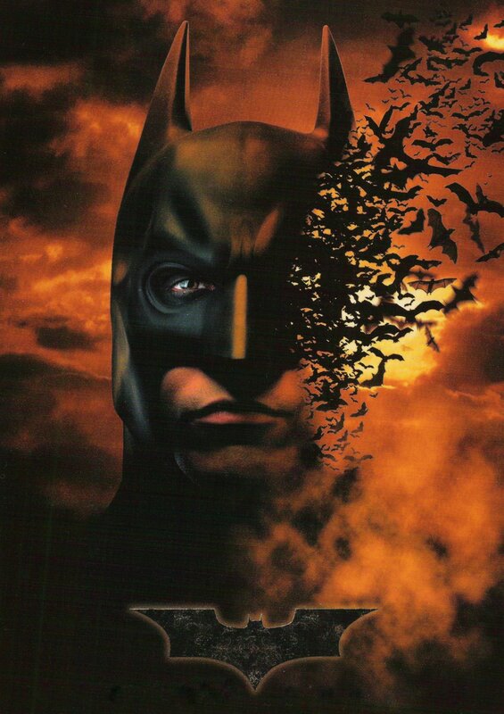 Batman face with bats