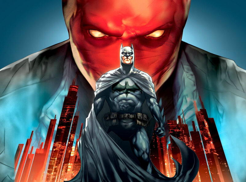 Batman Facing Red Hood