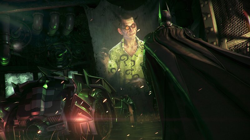 Batman Facing Riddler