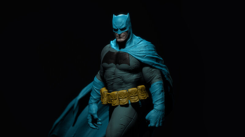 Batman Figure — Black, Dramatic