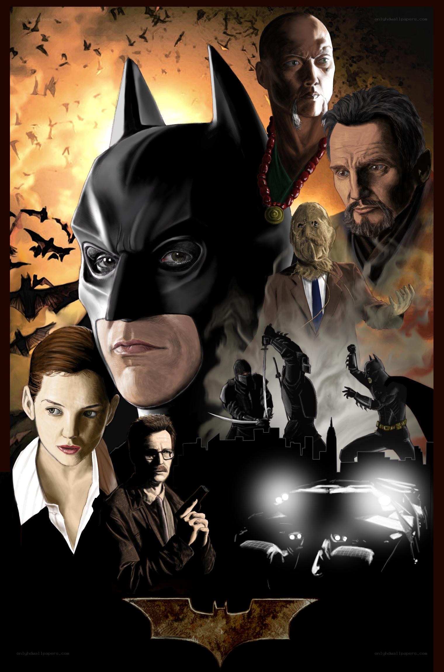 Batman film collage artwork