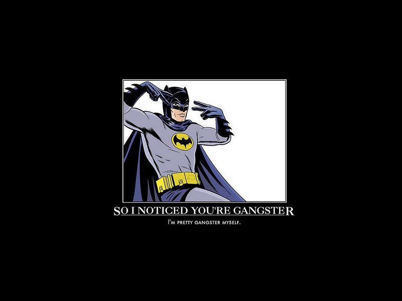 Batman gangster meme
