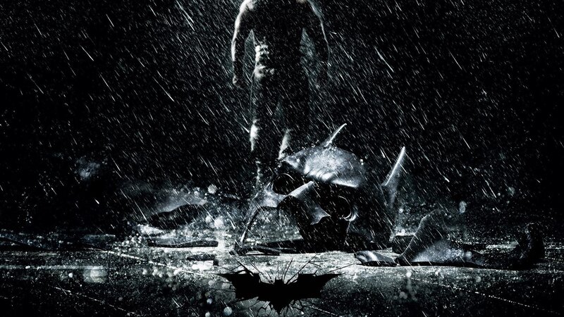 Batman Helmet on Ground — Black