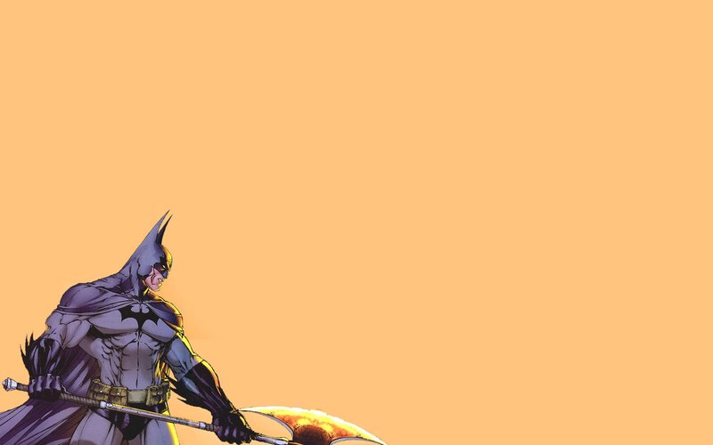 Batman Holding Weapon