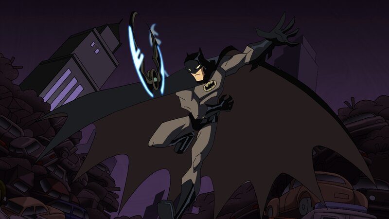 Batman in a City — Purple