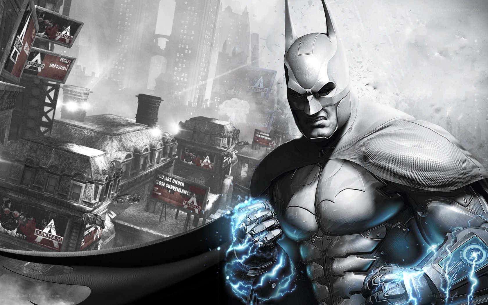 Batman in a city under siege