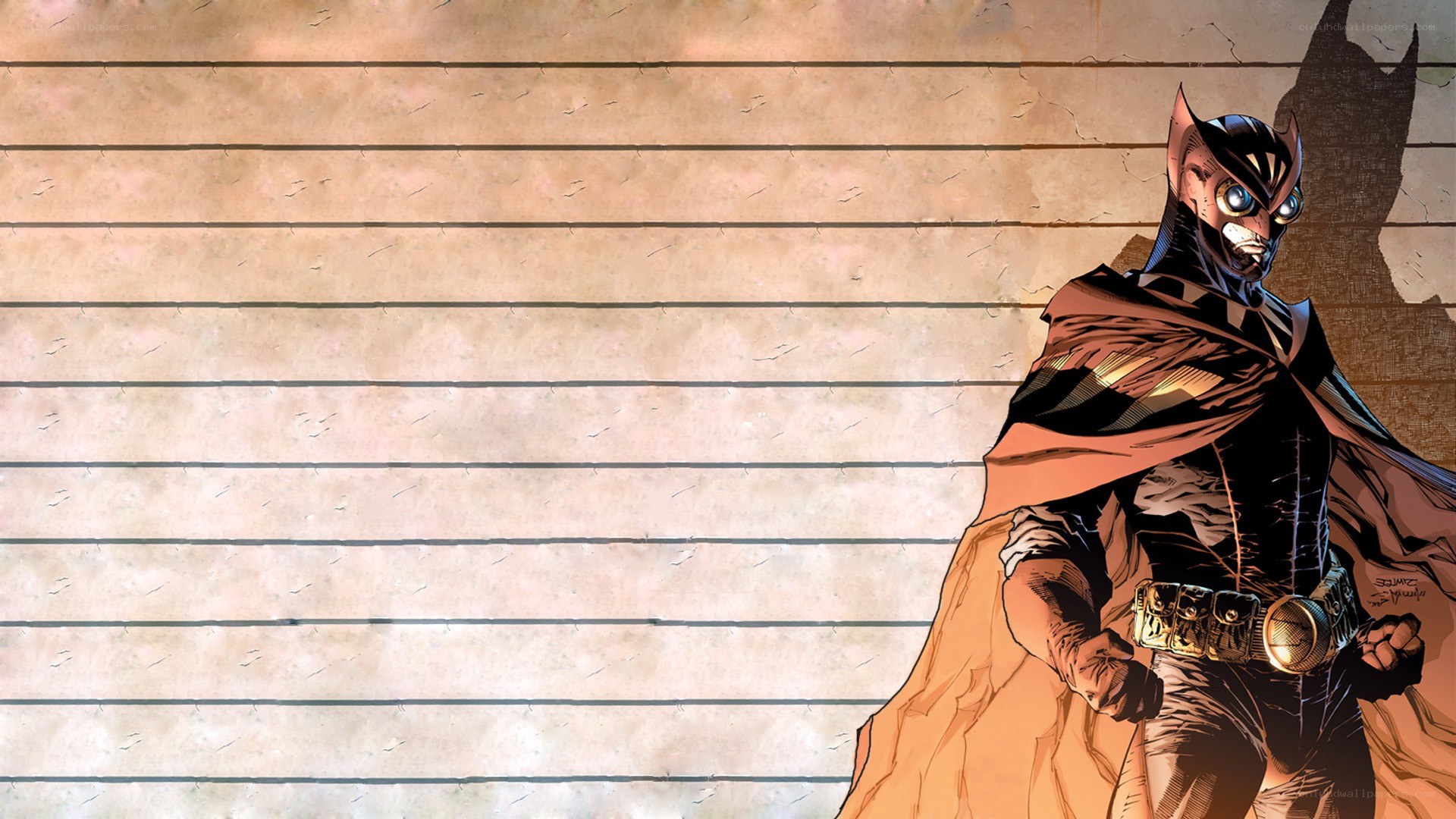 Batman in a comic panel