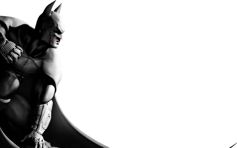 Batman in a crouched pose