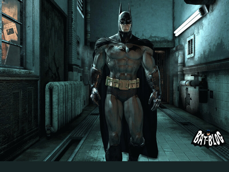 Batman in a dark alley