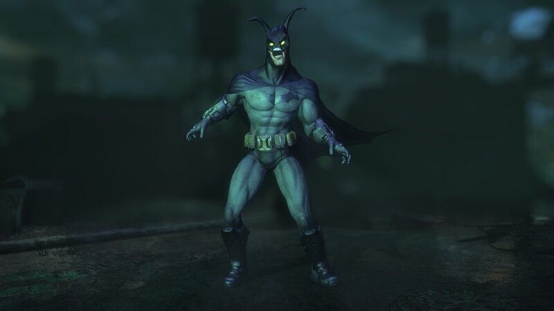 Batman in a dark alley