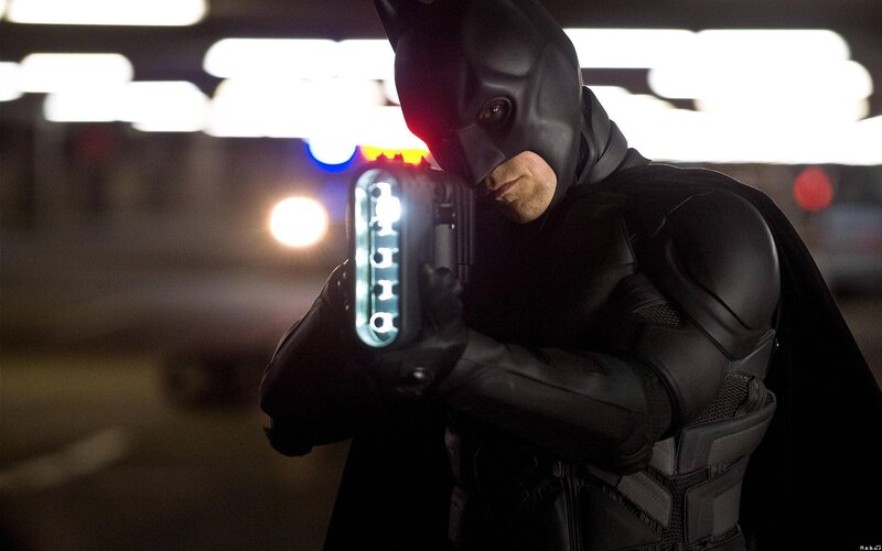 Batman in a dark alley