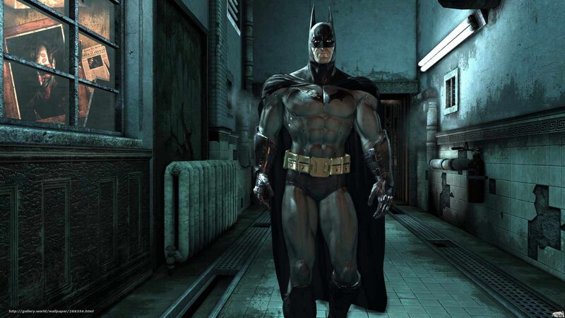 Batman in a dark alley