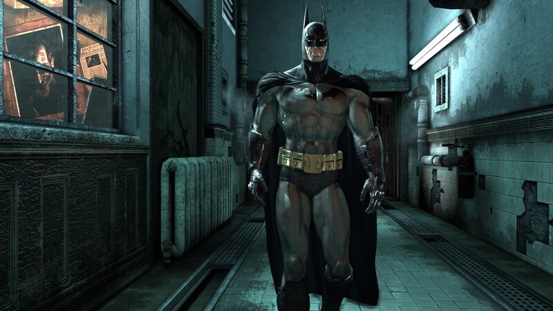 Batman in a Hallway
