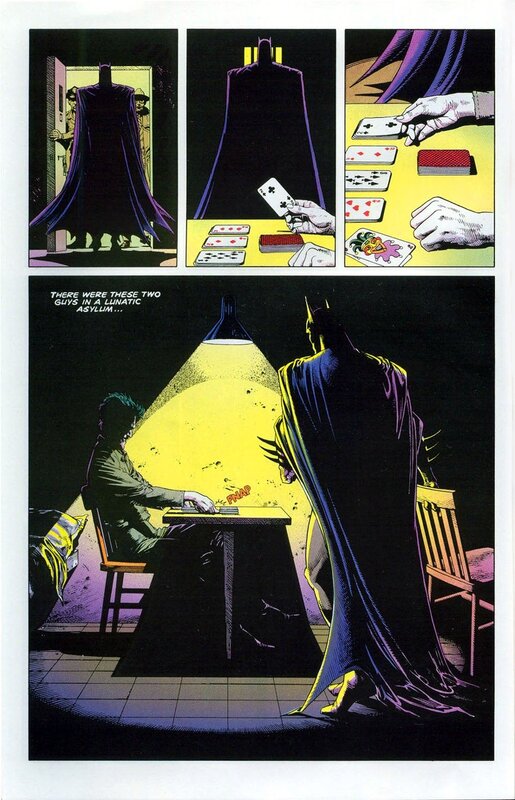 Batman in a lunatic asylum