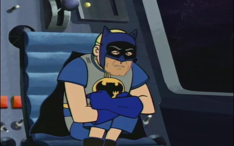 Batman in a spaceship