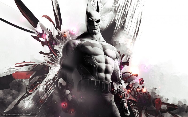 Batman in action artwork
