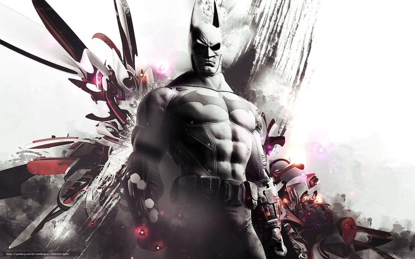 Batman in action artwork