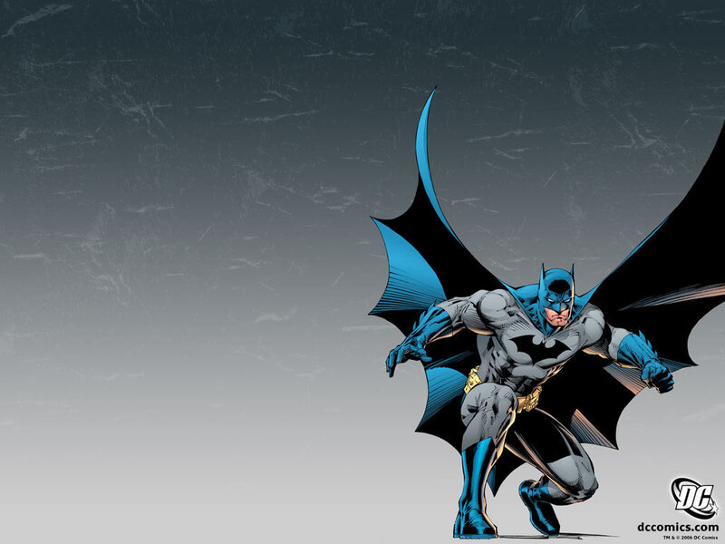Batman in Action Pose — Blue