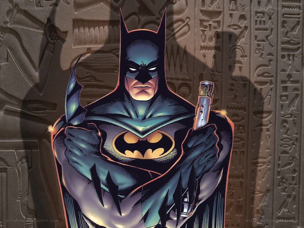 Batman in ancient temple
